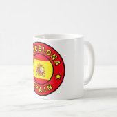 Barcelone Espagne Mug (Devant droit)