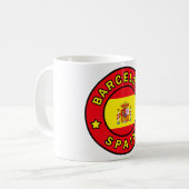 Barcelone Espagne Mug (Devant gauche)