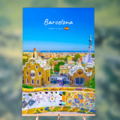 Barcelone, Espagne - Parc Guell Mosaïque Gaudi (Neutre)