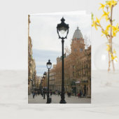 Barcelone, Espagne - Portail del Angel Carte de vo (Fleur jaune)