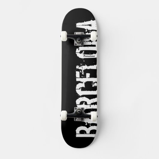 Barcelone - Style urbain - Skateboard (Recto)