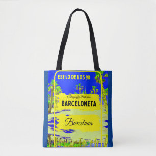 Barceloneta, Barcelona stijl tas-donkerblauw Draagtas