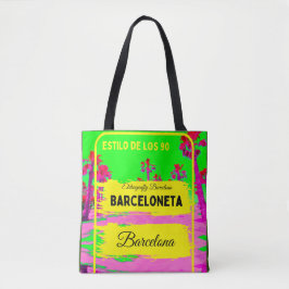Barceloneta, Barcelona stijl tas-verde Draagtas