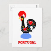 Barcelos Rooster Briefkaart (Voorkant / Achterkant)