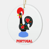Barcelos Rooster Keramisch Ornament (Links)