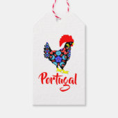 Barcelos Rooster Portugees Nationaal Embleem Cadeaulabel (Voorkant)