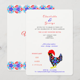 Barcelos Rooster Portugees Nationaal Embleem Kaart