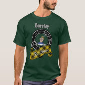 Barclay Clan Badge & Tartan T-Shirt (Devant)