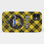 Barclay Clan Badge & Tartan Telefoon Case (Achterkant (horizontaal))
