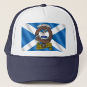 Barclay Clan Badge Trucker Hat Trucker Pet (Voorkant)
