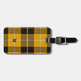 Barclay Dress Clan Tartan With Monogram Bagagelabel