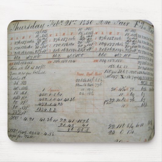 Barclay Perkins 1850 FSt log Muismat (Voorkant)