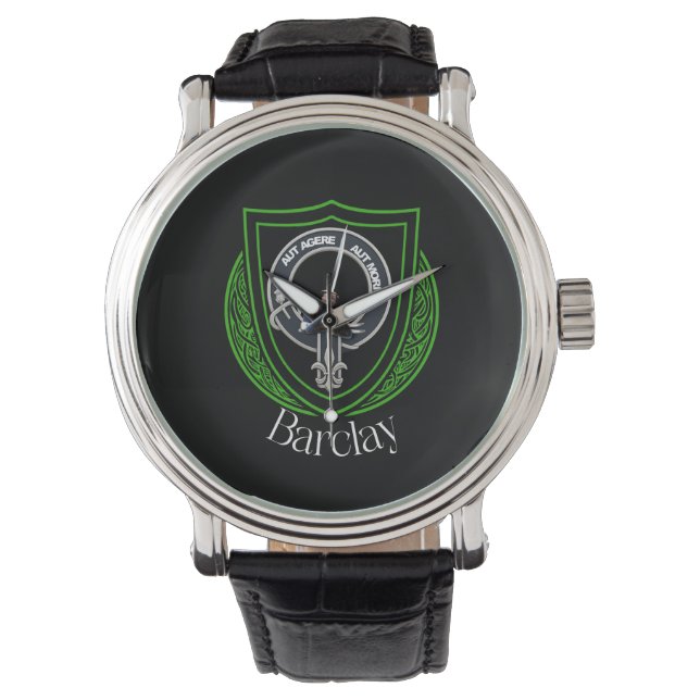 Barclay Scottish Clan Crest Horloge (Voorkant)