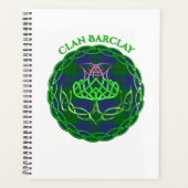 Barclay Scottish Tartan Celtic Thistle Planner (Voorkant)