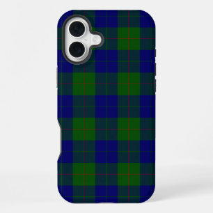 Barclay tartan blauw groen geruit iPhone 16 plus hoesje