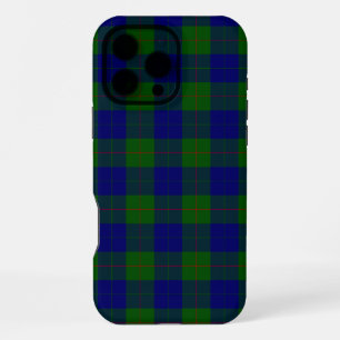 Barclay tartan blauw groen geruit iPhone 16 pro max hoesje