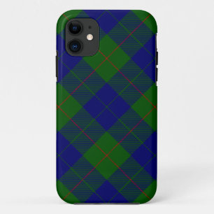 Barclay tartan blauw groen ruit iPhone 11 hoesje