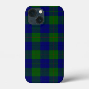 Barclay tartan blauwe groene vleid iPhone 13 mini hoesje