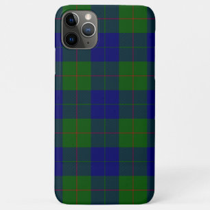 Barclay tartan blauwe groene vleid iPhone 11 pro max hoesje