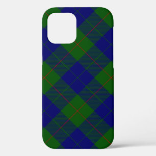 Barclay tartan blauwe groene vleid iPhone 12 pro hoesje