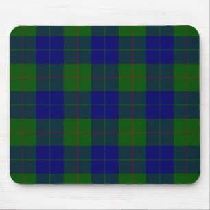 Barclay tartan blauwe groene vleid muismat