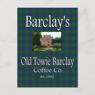 Barclay's Old Towie Barclay Coffee Co. Carte posta