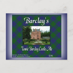 Barclay's Towie Barclay Castle Ale Briefkaart
