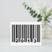 Barcode 2013 briefkaart (Staand voorkant)