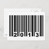 Barcode 2013 briefkaart (Voorkant / Achterkant)