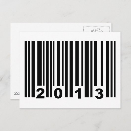 Barcode 2013 briefkaart (Voorkant / Achterkant)