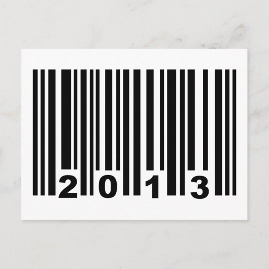 Barcode 2013 briefkaart (Voorkant)