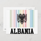 Barcode Albanië Briefkaart (Voorkant / Achterkant)