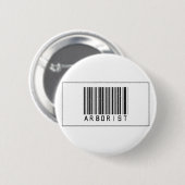 Barcode Arborist Ronde Button 5,7 Cm (Voorkant /achterkant)