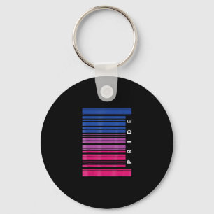 Barcode Bisexual Pride LGBT Lesbian Gay Flag Gift Sleutelhanger