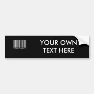 BARCODE BUMPERSTICKER