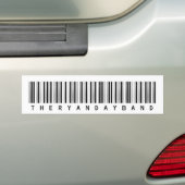 Barcode-Bumpersticker Bumpersticker (Op auto)