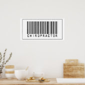 Barcode Chiropractor Poster (Keuken)