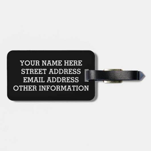 Barcode Dive Flag Bagagelabel (Achterkant horizontaal)