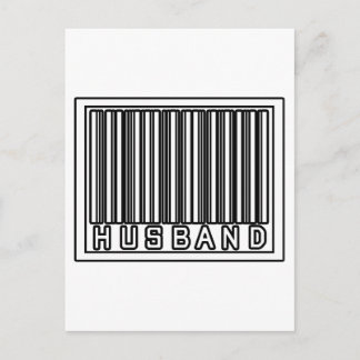Barcode echtgenoot briefkaart