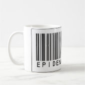 Barcode Epidemioloog Koffiemok (Links)