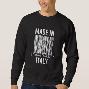 Barcode gemaakt in Italië Trui