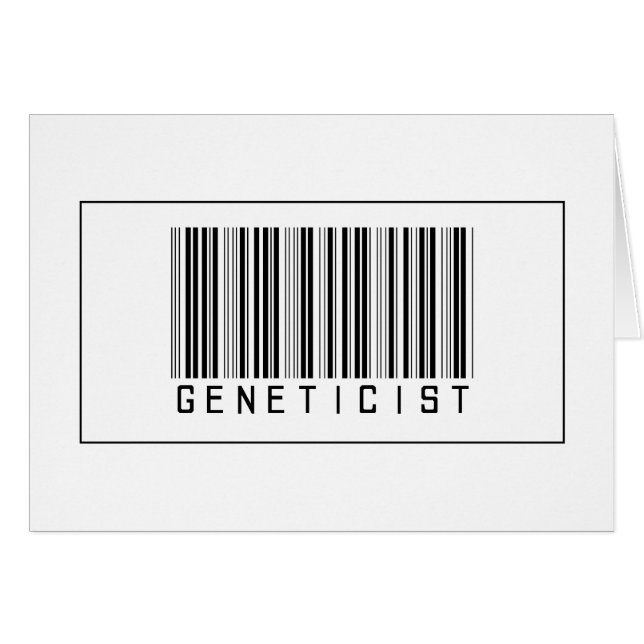 Barcode Geneticus (Voorkant Horizontaal)