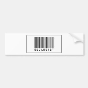 Barcode Geologist Bumpersticker