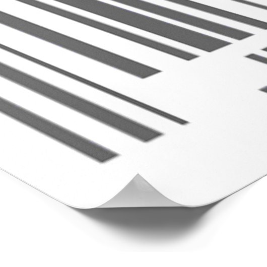 Barcode Jesus Saves Poster (Hoek)