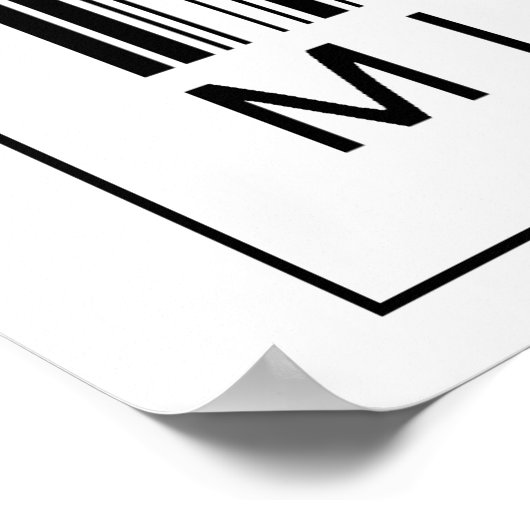 Barcode Microbioloog Poster (Hoek)