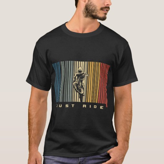 Barcode MTB Mountain Bike Apparel - MTB Mountain B T-shirt (Voorkant)
