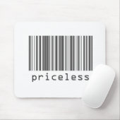 Barcode - Onbetaalbaar Muismat (Met muis)