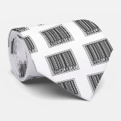 Barcode Oncoloog Stropdas (Opgerold)