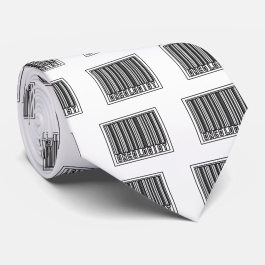 Barcode Oncoloog Stropdas (Opgerold)