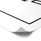 Barcode Orale chirurg Poster (Hoek)